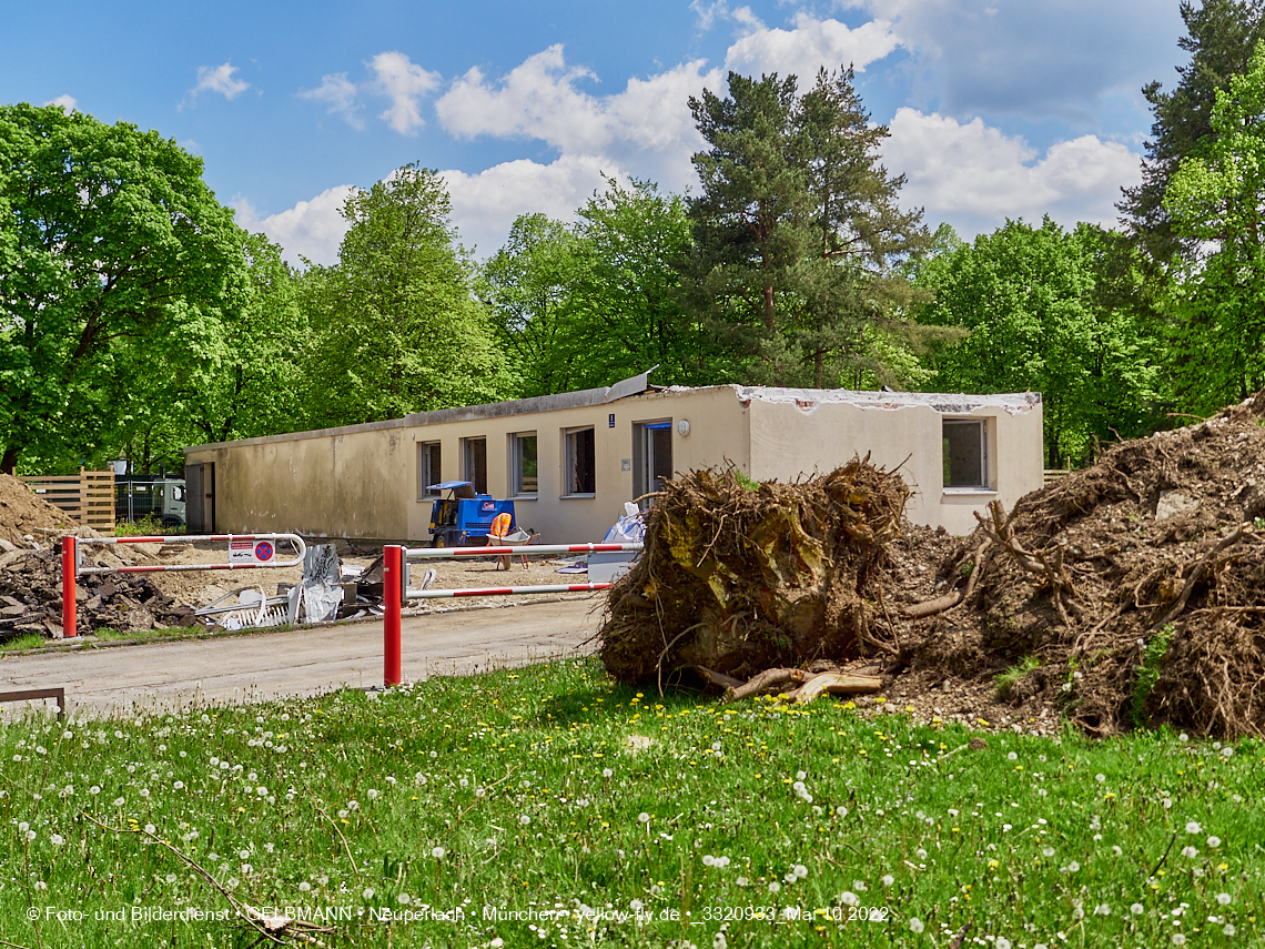 10.05.2022 - Baustelle am Haus für Kinder in Neuperlach